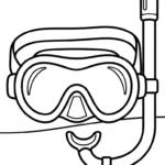 coloriage Lunettes à imprimer pdf gratuit