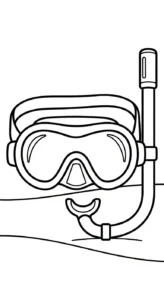 coloriage Lunettes à imprimer pdf gratuit