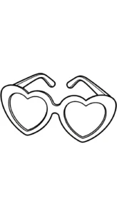 coloriage Lunettes d