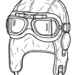 coloriage Lunettes à imprimer gratuitement pdf