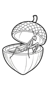 coloriage Mante a imprimer gratuit