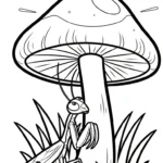 coloriage Mante a imprimer gratuitement