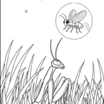 coloriage Mante à imprimer gratuitement