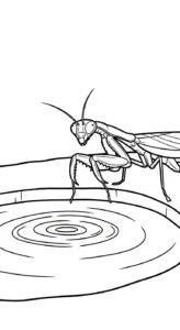 coloriage Mante et dessins