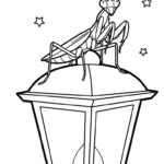 coloriage Mante a telecharger