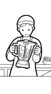 coloriage Mixeur a dessiner et imprimer