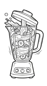 coloriage Mixeur a imprimer