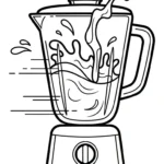 coloriage Mixeur et dessin a imprimer