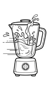 coloriage Mixeur et dessin a imprimer