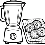 coloriage Mixeur à imprimer gratuitement