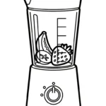 coloriage Mixeur à imprimer pour enfant de 2 ans