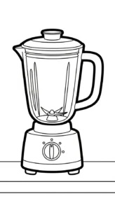 coloriage Mixeur pour enfants a imprimer