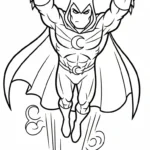 coloriage Moon Knight à imprimer gratuitement