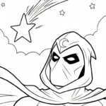 coloriage Moon Knight pour enfant gratuit