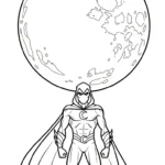 coloriage Moon Knight en ligne