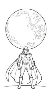 coloriage Moon Knight en ligne