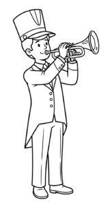 coloriage Musicien a colorier en ligne