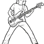 a imprimer coloriage Musicien gratuit