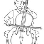 imprimer coloriage Musicien