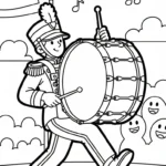 coloriage Musicien d