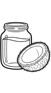 coloriage Noix de Coco et dessin a imprimer