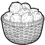 coloriage Noix de Coco à imprimer pour enfant de 7 ans