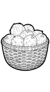 coloriage Noix de Coco à imprimer pour enfant de 7 ans