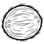 coloriage Noix de Coco et dessins