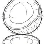 coloriage Noix de Coco à imprimer gratuitement pdf