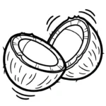 coloriage Noix de Coco en ligne pour enfant
