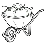 coloriage Noix de Coco pour enfant de 7 ans