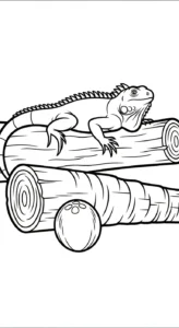 coloriage Noix de Coco gratuit a imprimer