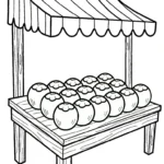 coloriage Noix de Coco pour enfant de 4 ans