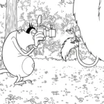 coloriage Oggy pour enfant a imprimer gratuit