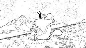 coloriage Oggy gratuit en ligne