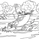 a imprimer coloriage Oggy gratuit