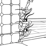 coloriage Oggy à imprimer pour enfant de 9 ans