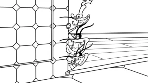 coloriage Oggy à imprimer pour enfant de 9 ans