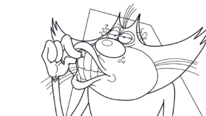 coloriage Oggy gratuit