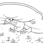 coloriage Oggy et apprentissage