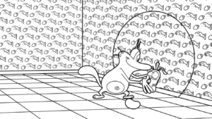 coloriage Oggy gratuit en ligne