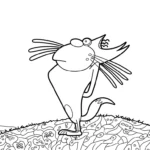 coloriage Oggy gratuit en ligne