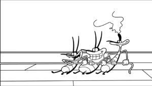 coloriage Oggy pour enfant de 10 ans