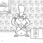 coloriage Oggy en ligne pour enfant