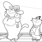 coloriage Oggy pour enfants à imprimer