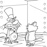 coloriage Oggy à imprimer a4
