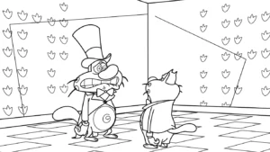 coloriage Oggy à imprimer a4