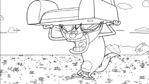 coloriage Oggy gratuit à imprimer