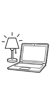 coloriage Ordinateur Portable à imprimer pdf gratuit