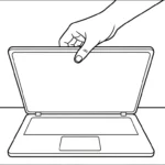 coloriage Ordinateur Portable gratuit